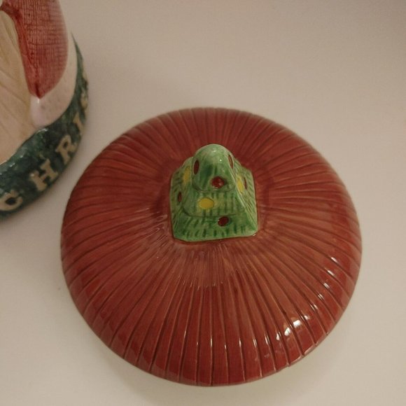 Omnibus Fitz And Floyd Christmas Crafts Cookie Jar - Picture 9 of 11